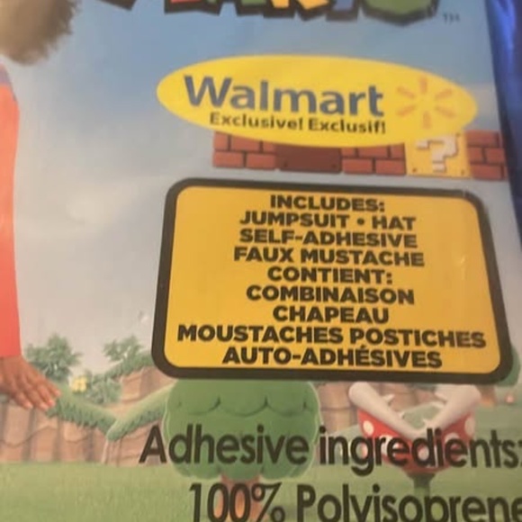 BRAND NEW men women disguise super mario halloween costume size XL (40/42) - Picture 5 of 6